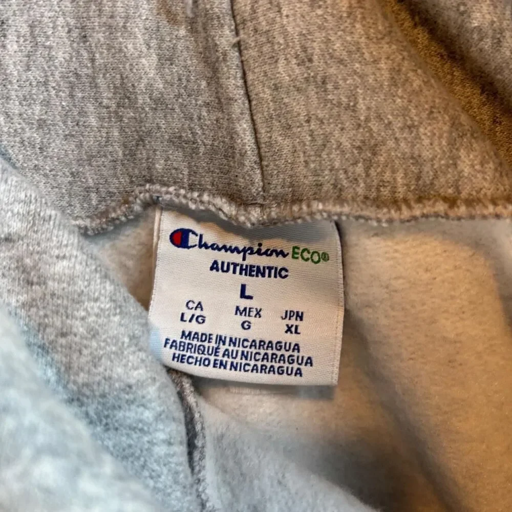Champion Men's Grey Hoodie - Picture 3 of 5